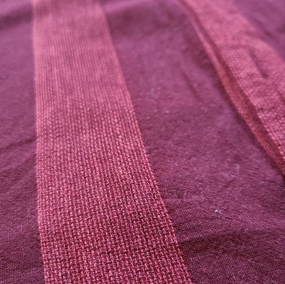 Red Slim Fit Casual Button Down - Picture 4 of 4